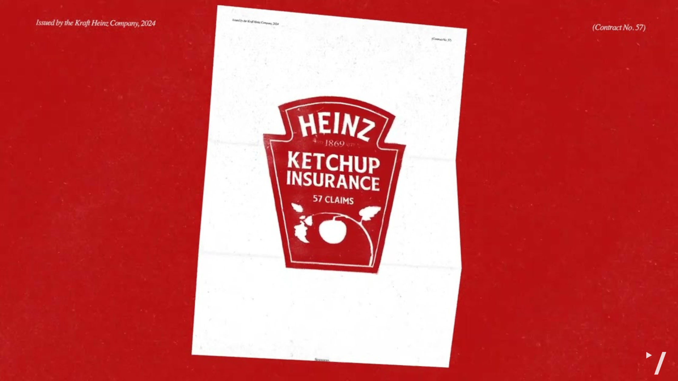 Heinz's 'Ketchup Insurance'