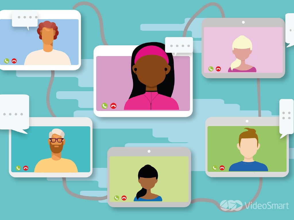 Illustration of people communicating