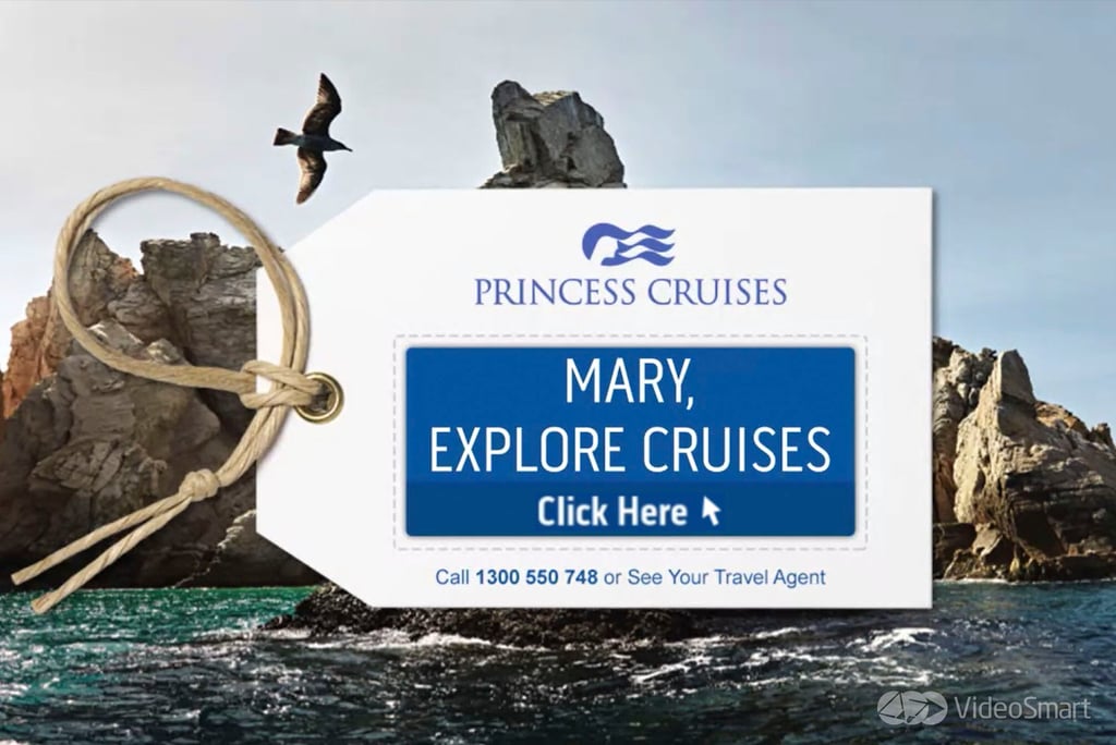 Princess Cruises campaign at VideoSmart